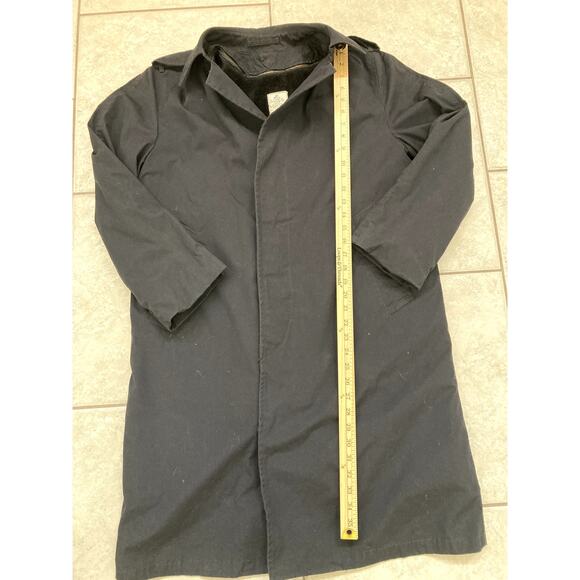VTG Military Trench Rain Coat DSCP removable liner Navy 36S 8405-01-059-4232 - Picture 7 of 12